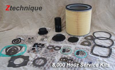 New 4,000 8,000 16,000 & 40,000 Hour Ztechnique service kits