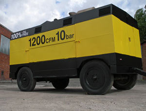 Atlas Copco PTHS 10 bar Diesel Hire Compressor