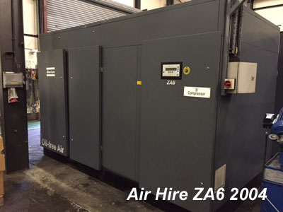 2004 Atlas Copco ZA6 air compressor in excellent condition