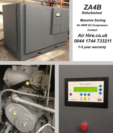 Fully STAR Refurbished Atlas Copco ZA4 B Oil Free Air Compressor