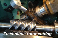 Rotor Cutting takes place