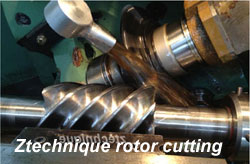 Ztechnique rotor cutting at our facilitys